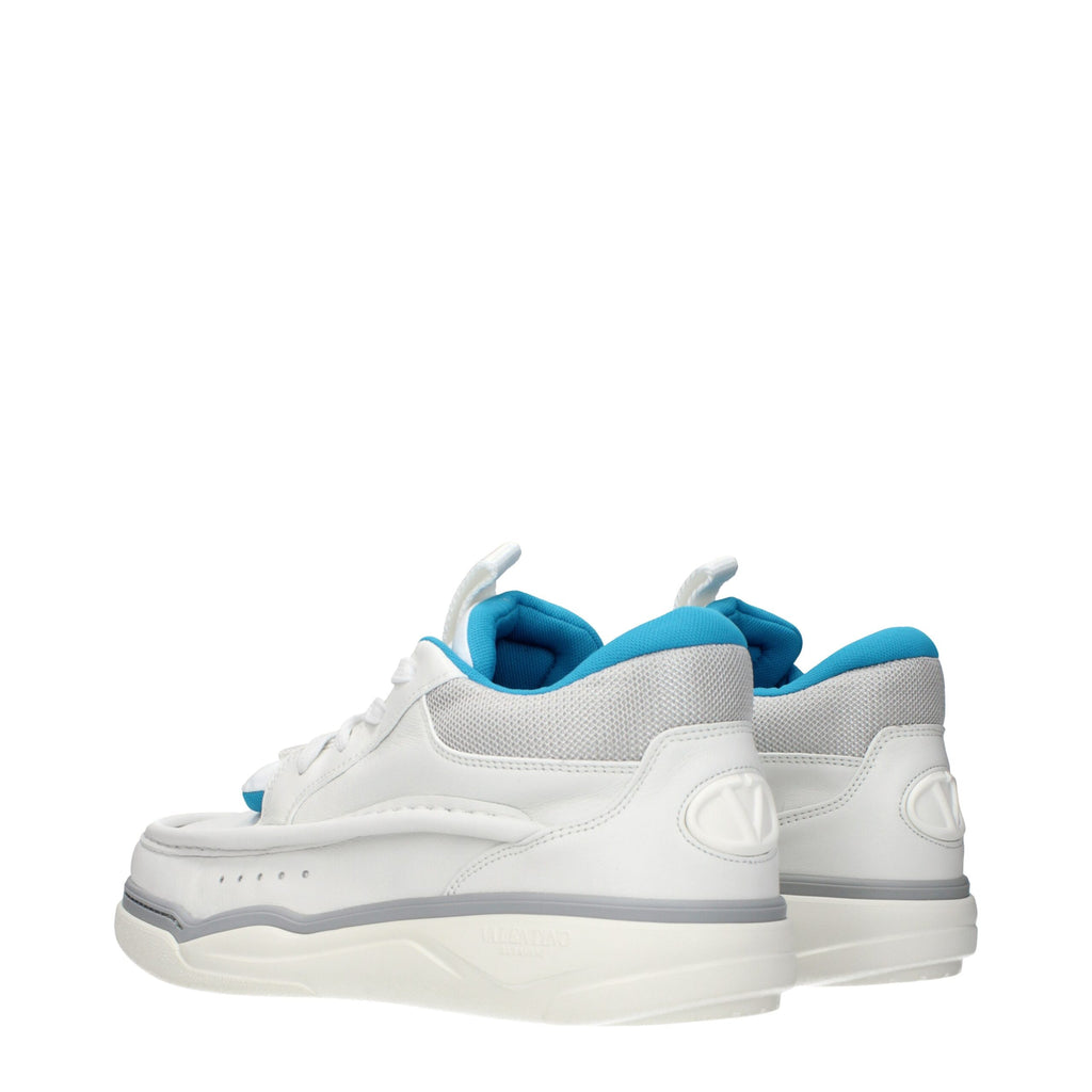 Valentino Garavani White Leather Low Top Sneakers